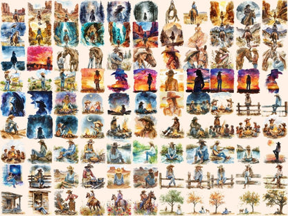 Cowgirls Watercolor Clipart cowgirl clipart - Wonders Artist