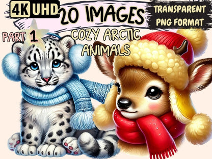 Cozy Arctic Animals Clipart arctic animals png - Wonders Artist