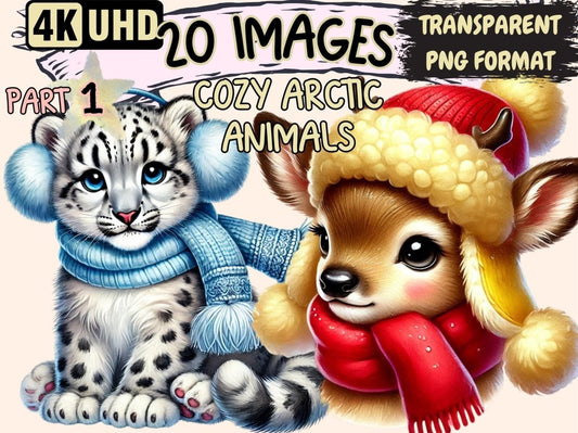 Cozy Arctic Animals Clipart arctic animals png - Wonders Artist