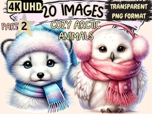 Cozy Arctic Animals (P2) Clipart arctic animals png - Wonders Artist