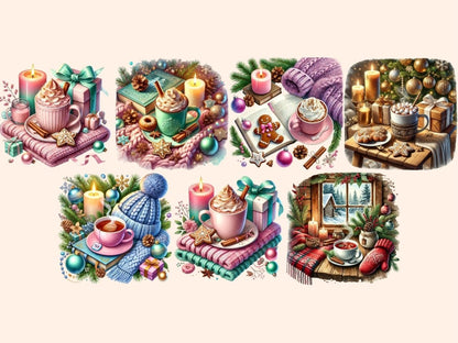 Cozy Christmas Afternoon Clipart christmas afternoon - Wonders Artist