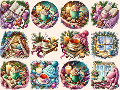 Cozy Christmas Afternoon Clipart christmas afternoon - Wonders Artist