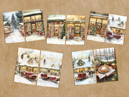 Cozy Christmas Journal Pages (P1) Christmas Ephemera - Wonders Artist