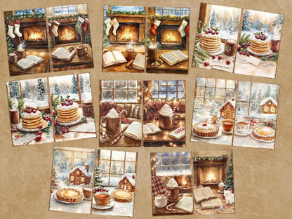Cozy Christmas Journal Pages (P2) Christmas Ephemera - Wonders Artist