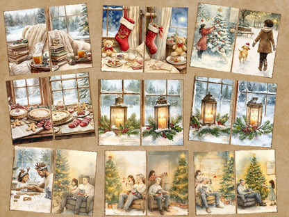 Cozy Christmas Journal Pages (P6) Christmas Ephemera - Wonders Artist