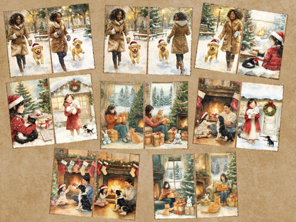 Cozy Christmas Journal Pages (P7) Christmas Ephemera - Wonders Artist