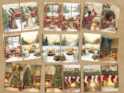 Cozy Christmas Journal Pages (P7) Christmas Ephemera - Wonders Artist