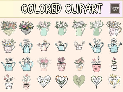Cozy Florals Cardmaking Clipart cardmaking clipart - Wonders Artist