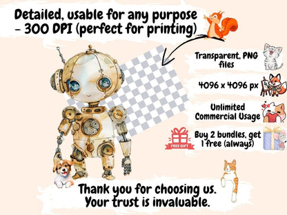 Cream Steampunk Watercolor Clipart beige clipart - Wonders Artist