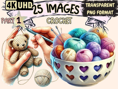 Crochet Clipart Crafting Clipart - Wonders Artist
