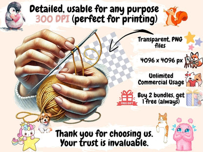Crochet Clipart Crafting Clipart - Wonders Artist