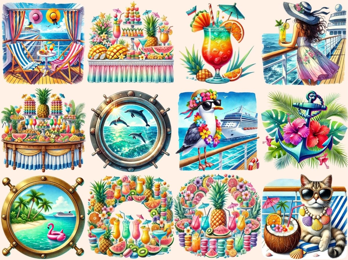 Cruise Ship Clipart boat clipart cruise clipart cruise graphics - WondersArtist