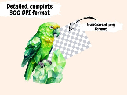 Crystal Animals Watercolor Clipart animal clipart - Wonders Artist