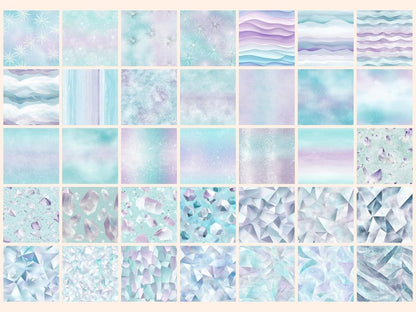 Crystal Skies Seamless Digital Paper Celestial Paper - Wonders Artist