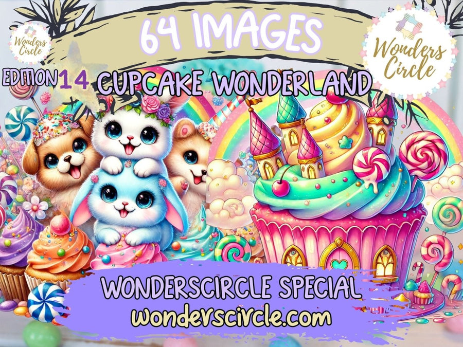 Cupcake Wonderland Clipart (LIMITED EDITION)