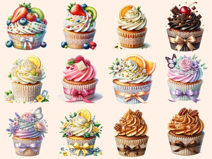 Cupcakes (P2) Clipart Cupcake clip art - Wonders Artist
