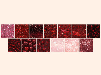 Cupid's Glitter Seamless Digital Paper Cupid Sparkle Paper - Wonders Artist