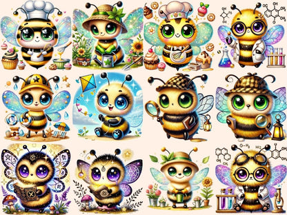 Cute Bees (P3) Clipart adorable bee images - Wonders Artist