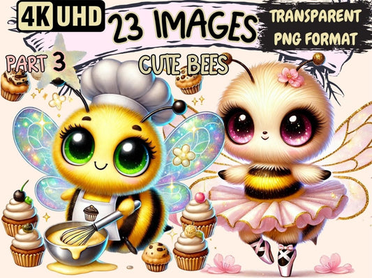 Cute Bees (P3) Clipart adorable bee images - Wonders Artist