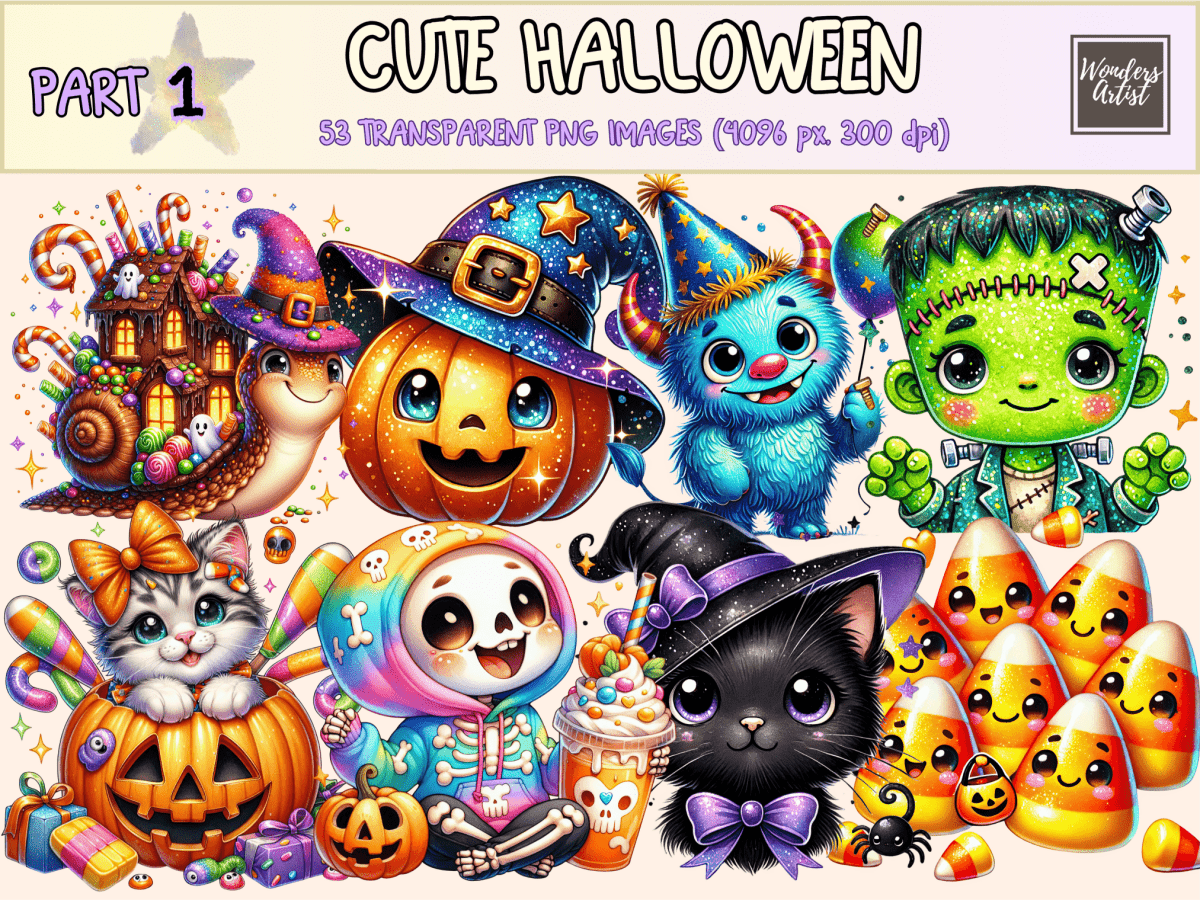Cute Halloween Clipart autopost cute halloween cute halloween png - WondersArtist