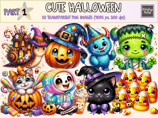 Cute Halloween Clipart autopost cute halloween cute halloween png - WondersArtist
