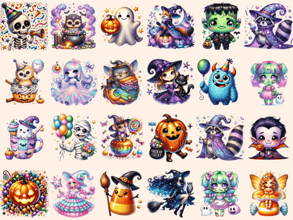 Cute Halloween (P2) Clipart Adorable Halloween autopost Cute Bat Clipart - WondersArtist