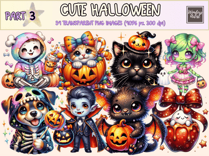 Cute Halloween (P3) Clipart Adorable Halloween autopost Cute Bat Clipart - WondersArtist
