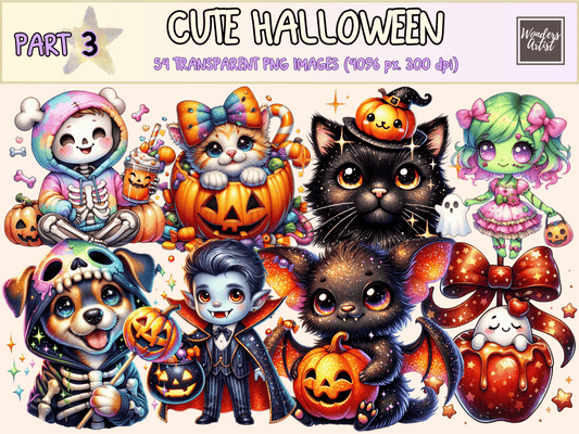 Cute Halloween (P3) Clipart Adorable Halloween autopost Cute Bat Clipart - WondersArtist