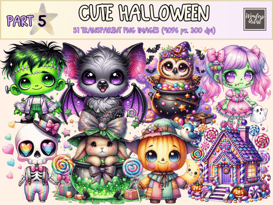 Cute Halloween (P5) Clipart Adorable Halloween autopost Cute Bat Art - WondersArtist