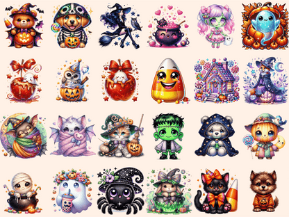 Cute Halloween (P5) Clipart Adorable Halloween autopost Cute Bat Art - WondersArtist