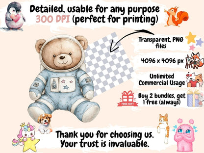 Cute Space Watercolor Clipart Adorable Space Art - Wonders Artist