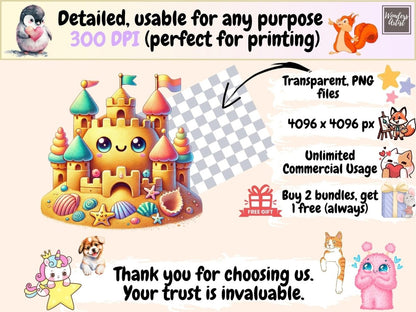 Cute Tropical Summer (P2) Clipart beach clipart png - Wonders Artist