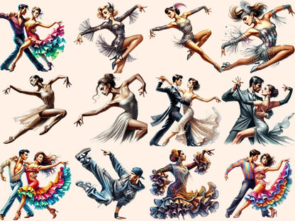 Dancing Clipart dance decor - Wonders Artist
