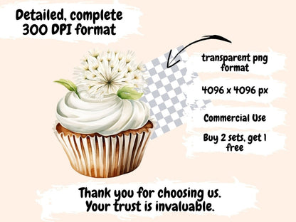 Dandelion Flowers Watercolor Clipart colorful flowers png - Wonders Artist