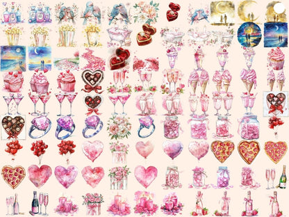 Date Night Watercolor Clipart Christmas Elegance - Wonders Artist