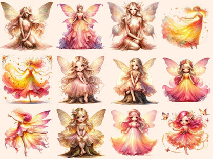 Dawn Fairies Clipart Cute fairy art - Wonders Artist