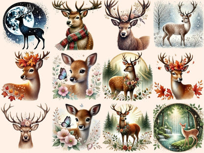 Deer Clipart Baby Deer Clipart - Wonders Artist