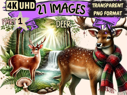 Deer Clipart Baby Deer Clipart - Wonders Artist