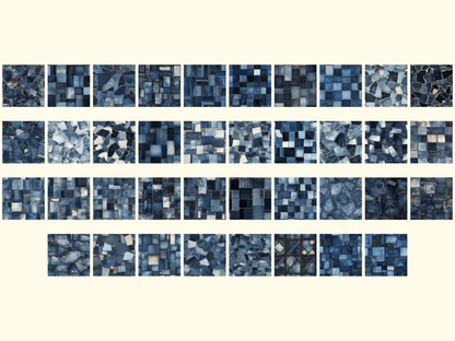 Denim Patch Digital Paper All Bundles Backgrounds Digital Paper - WondersArtist