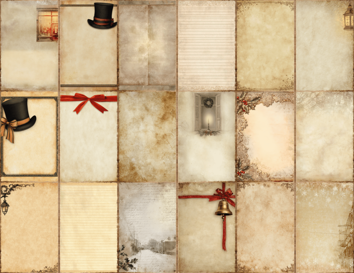 Dickens Street Journal Pages All Bundles Journal Pages new bundles all - WondersArtist