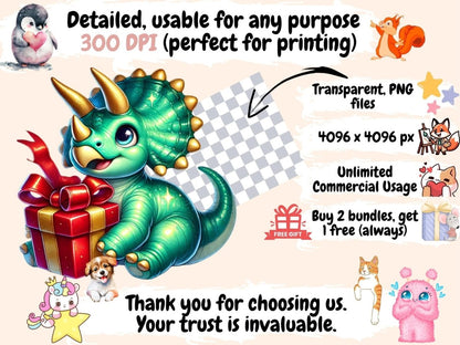 Dino Party (P2) Clipart Dino Birthday Clip - Wonders Artist