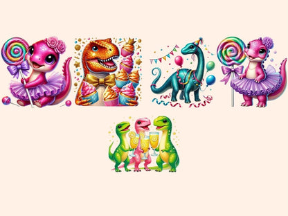 Dino Party (P2) Clipart Dino Birthday Clip - Wonders Artist