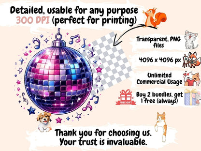 Disco Clipart Cute disco art - Wonders Artist