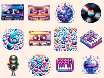 Disco Clipart Cute disco art - Wonders Artist