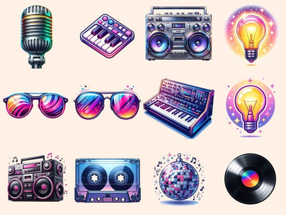 Disco Clipart Cute disco art - Wonders Artist