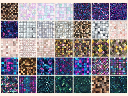 Disco Glam Seamless Digital Paper 70s Disco Print - Wonders Artist