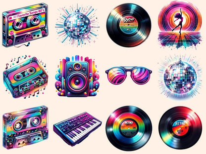 Disco (P2) Clipart Cute disco art - Wonders Artist