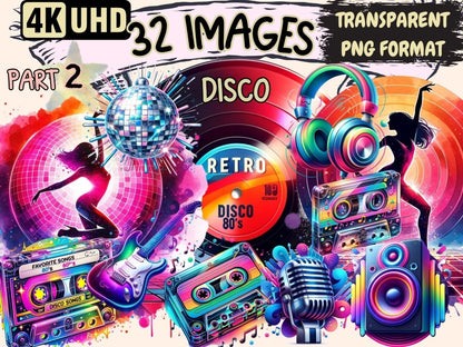 Disco (P2) Clipart Cute disco art - Wonders Artist