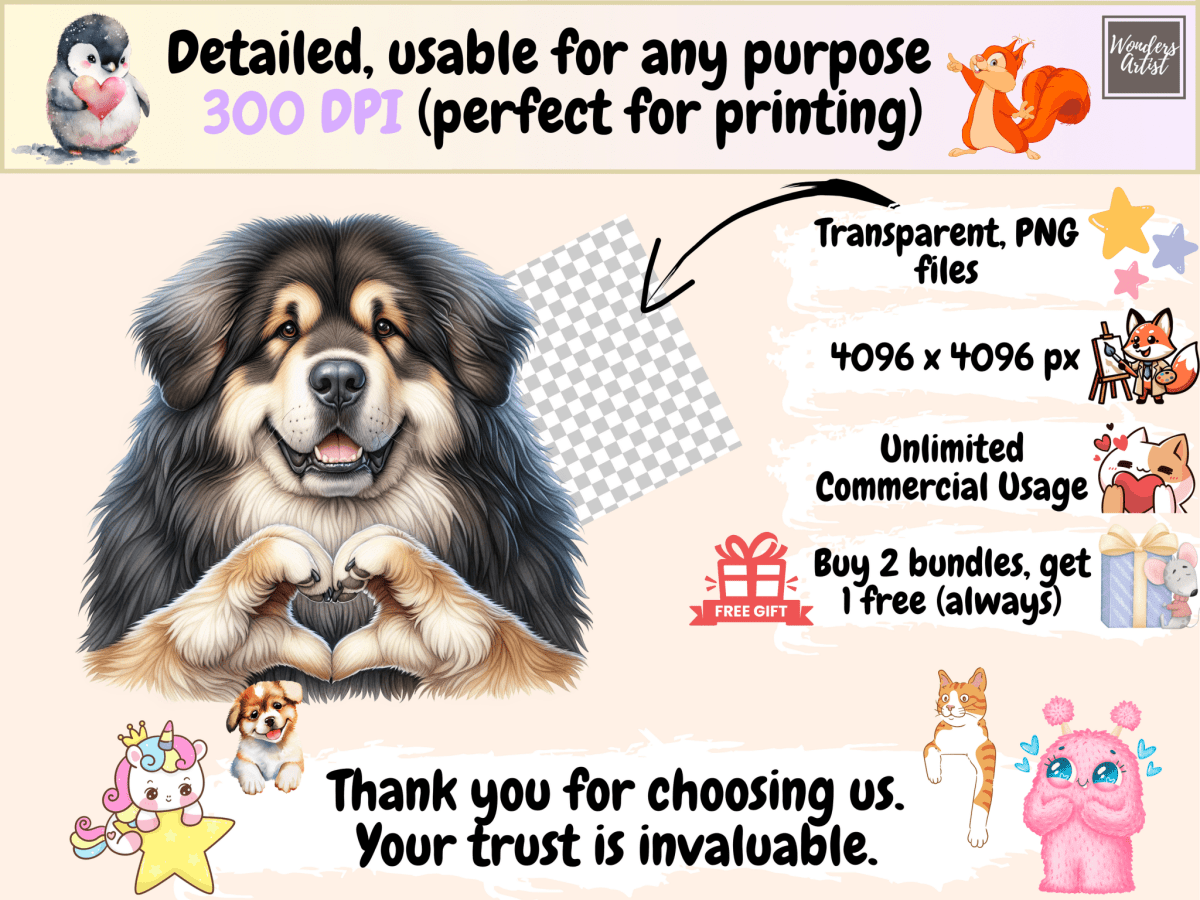 Dog Hearts Clipart autopost cute dog clipart cute doggo clipart - WondersArtist