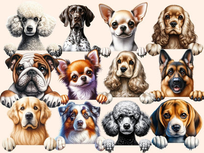 Dogs Clipart cute dog clipart - Wonders Artist